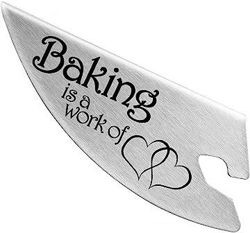 New Metro Design Pouring Chute Accessory, Fits Most Metal Stand Mixer Bowls, Baking is a Work of Heart