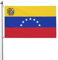 Bandiera del Venezuela stelle bandiera venezuelana doppia serie ToughWeave ricamata su entrambi i lati, in poliestere 210D 2 strati
