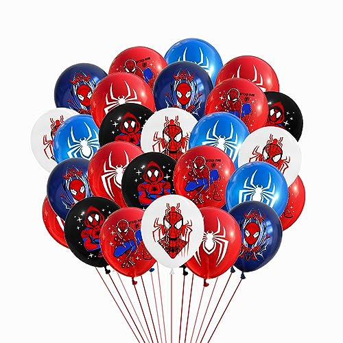 30 Stück Latexballon Bedruckte, Luftballons für Kinder Geburtstag Dekoration, Luftballons Geburtstags Party Dekorationen, für Kinder Geburtstagsfeier, Mottoparty, Karneval Zubehör