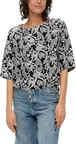 s.Oliver Bluse Kurzarm mit Tunnelzug