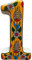 Grand panneau pendaison crémaillère céramique Panneau d’adresse céramique Panneau numéro maison Panneau porte personnalisé Décoré à la main Cadeaux pendaison crémaillère (Yellow, 1)