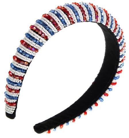scicent Haarreifen 1 Stück Strass-Stirnband Kopfbedeckung Haarbänder Mode Perlen Kristall Schmucksteine Haarband Glitzernd Diamant Bling Haarreif Für Frauen Braut Hochzeit - 16719