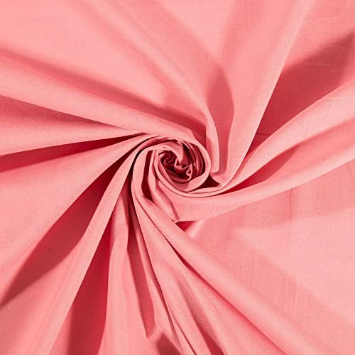 Tissu Coton uni Vieux Rose - par 50 cm