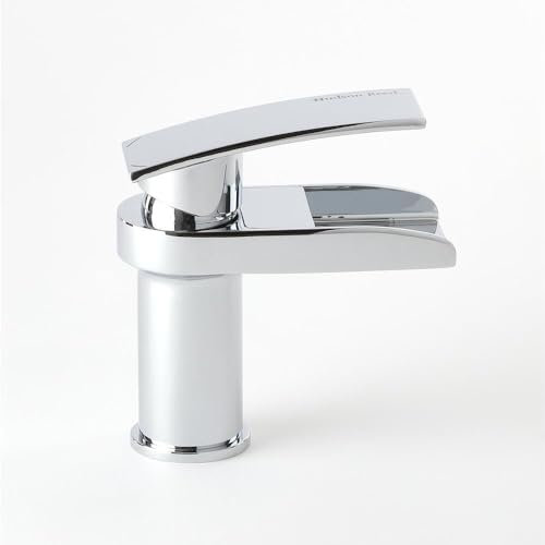 Milano Select Modern Mono Waterfall Bathroom Basin Mixer Tap - Chrome