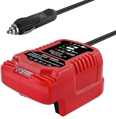 Laimiao Battery Charger, Mini Car Charger for Milwaukee M18 18V, Portable Quick Charger 18V 2A, Output Voltage 18.0V, CE, 30 Days Free Refund, 6 Months Warranty