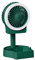 MULAIDI Ventilateur de bureau portable avec ventilateur USB silencieux et lumineux 3 vitesses pliable alimenté par câble USB rechargeable par USB