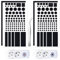 Abdunklungsfolie Lichtdimmer Folie Selbstklebend LED Abdeckung für Router Dimming Sticker für Elektronik TV Router 4 Blätter Dimmen 90% mit 1PCS Pinzette