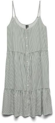 VERO MODA Damen Vmbumpy Short Singlet Dress WVN Ga Noos, Laurel Wreath, Small