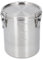 Oreilet Metal Dog Food Storage Container, Stainless Steel Airtight Pet Food Canister with Lid, Cat Dog Food Holder Bin Cookie Jar Treats Container for Home Kitchen Farmhouse