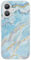 SCORPIFY für iPhone 16 Plus hülle mit isländischem blauem Marmor Design [kompatibel mit Magnetic], süße magnetische Handy Schutzhülle mit goldenen Akzenten für Frauen, Mädchen und Männer