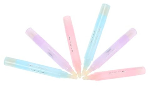 Healeved 6pcs Nail Cuticle Remover Pen Manicure Tool Nail Polish Corrector for Salon Home