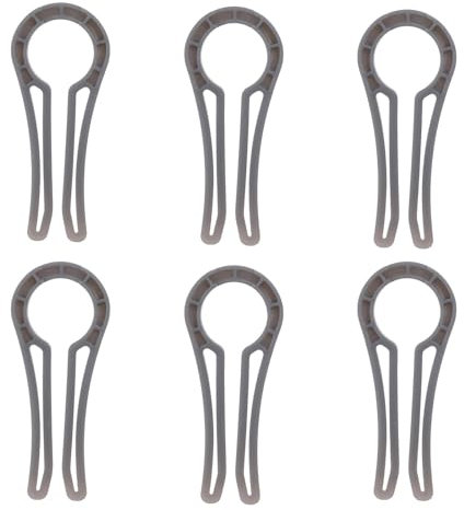 COMNICO 6 Stück Gasherd-Knopfschloss Kindersicherung Herd Drehknöpfe Herdschutz Tragbar Herd Schlösser Ofen Knopf Sicherung Ofenknopfschlösser für Baby Haustiere Küche(Grau)