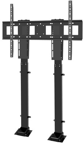 ENJOYOU Élévateur de télévision électrique télescopique, mécanisme de Levage de télévision avec télécommande, Charge 130 kg (1055-2255 mm pour téléviseur 55-90 Pouces)
