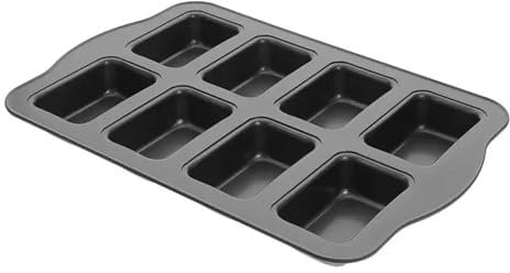 Backbleche FüR Den Backofen Quadratische Pfannen for Backen, Kohlenstoffstahl-Kastenformen, Kürbisbrot, kleine Braten, Mini-Kuchen, Cupcake-Backform, Muffin-Kuchen-Backform Backblech Backofen Herd