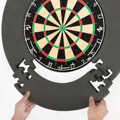 LN COZY CORNER Dart Board Surround Ring, Durable PU Dartboard Surround, Dart Backboard Ring Compatible with Standard Size Dart Boards