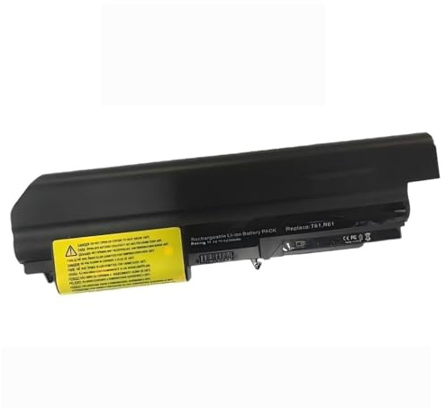 Kompatibel mit Lenovo ThinkPad, R61 R61i T400 T61 T61p T61u Serie, 41U3198 Laptop-Akku mit hoher Kapazität, Ersatz for Modelle 42T5265 42T4548 42T5264 42T4530 42T4645 42T4533 42T4532 und mehr