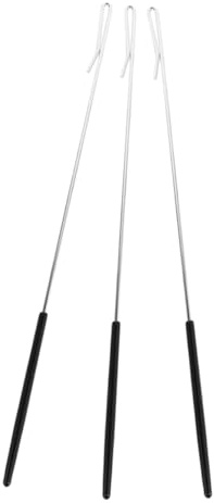 MOLUCKFU 3 Stück Edelstahl Puppet Arm Control Rods Handpuppen Steuerstangen für Bühnenperformance Kasperletheater Puppensteuerungszubehör für Interaktive Puppenspiele