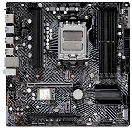 motherboard Fit For ASRock B650M PG LIGHTNING WIFI Motherboard Support AM5 Ryzen 7 7700X 7800X3D 5 7600X CPU 4xDDR5 M.2 HDMI MATX Mainboard