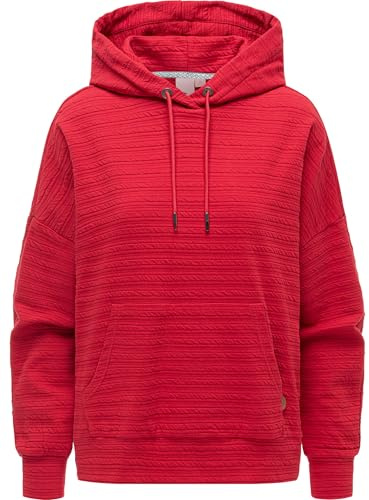 Ragwear Damen Leichter Hoodie Kapuzenpullover mit Verstellbarer Kapuze und Eingriffstasche vorne Pirita Crepe XS-3XL