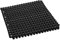 Profi Bodenrost Duschmatte Schwimmbad Sauna Antirutschmatte Badvorleger XXL (Schwarz)