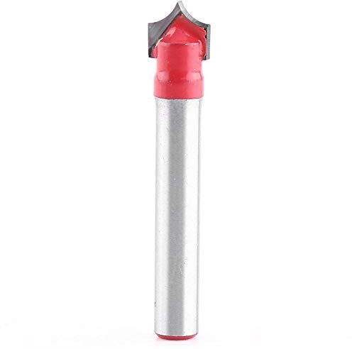 6mm codolo 3D CNC incisione fresa V scanalatura punta dell'ago router bit lavorazione del legno bit artigiano intaglio strumento di fresatura cnc strumento(16mm)