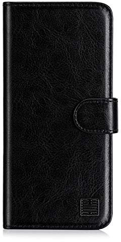 32nd Book Wallet PU Leather Flip Case Cover For Nokia 2.3, Design With Card Slot and Magnetic Closure - Black