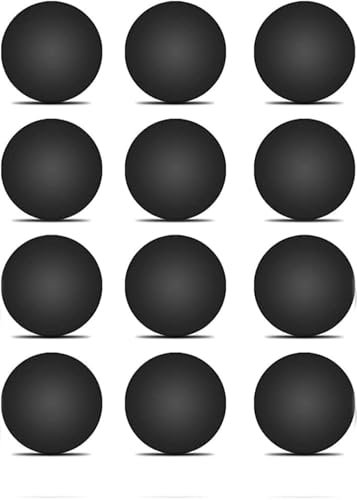 Lot de 12 pieds en caoutchouc de silicone avec adhésif Compatible avec Dell, Asus, Lenovo, HP Ordinateur portable, housse d'ordinateur, rehausseur de clavier, pieds d'appareils électroménagers