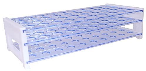 Lab Plastic Test Tube Rack Holder,3 Layers 40 Hole Positions Detachable Centrifuge Tube Rack 18MM Test Tubes Holding for Laboratory Business Industry Science