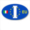 Adesivo I ITALIA I di Identificazione Nazione Residenza per Auto I di Italia EU