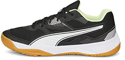 PUMA Unisex Solarflash II Leichtathletik-Schuh, Black White-Fizzy Light-Gum, 45 EU