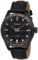 Timberland Herren Armbanduhr Calverton in der Farbe Schwarz mit Lederarmband, Gehäusedurchmesser: 46 mm, TDWGA2201203