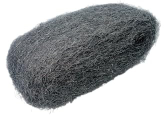 Nespoli Lana de Acero para Lijar, 3, Grano Extra Grueso, 200 g, para Desincrustar, para la Suciedad Difícil o Capas de Pintura Vieja