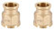 SEIWEI Nipplo di riduzione esagonale, DN20 3/4 tubo filettato maschio in ottone raccordo esterno nipplo esagonale adattatore rapido, 3/4-1/2 nipplo filettato femmina