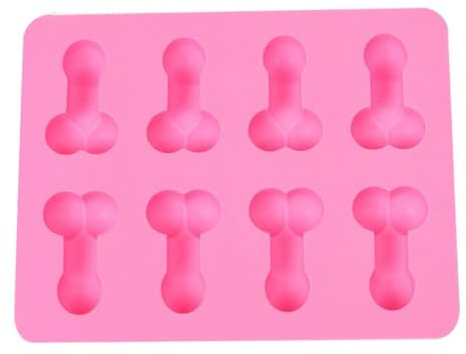 ROYIYI 3D Silikon Backform - Kreative Penis Silikon Form - Fondant, Schokolade, Cookie, Seife, Polymer Clay, Harz - Backformen - Mousse Formen - DIY
