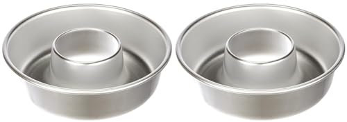 Pentole Agnelli COAL3720 Stampo Ciambella con Tubo, Alluminio, 20 x 20 x 6 cm (Confezione da 2)