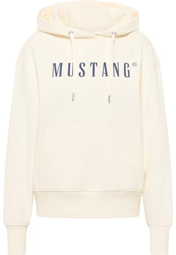 MUSTANG Damen Hoodie Kapuzenpullover Margo - Regular Fit - XS - XL Weiss Blau
