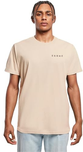 Mister Tee Herren Trust Dove T-Shirt Sand, XL