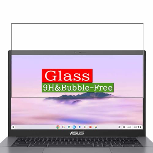 VacFun Protection d'écran en Verre Trempé, compatible avec ASUS Chromebook Plus CX34 CX3402 CX3402CBA 14 Laptop Visible Area Screen Protector Film Protecteur