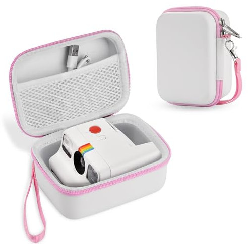 TYSORETY Case for Polaroid Go Gen 2/ Polaroid Go Mini Instant Camera, Travel Storage Bag for Polaroid Go Camera and Film Accessories (Whtie)