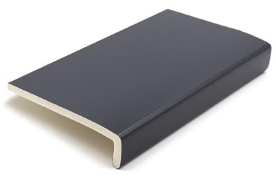 9mm uPVC Plastic Roof Fascia Capping Board (Anthracite Grey Smooth) - 150mm x 5m