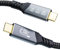 EUDOBEL Cable USB C Thunderbolt 4 1m, USB 4 40Gbps 240W 48V/5A, Cable USB C Vidéo 4K@144Hz 8K@60Hz pour eGPU, Thunderbolt 5, Thunderbolt 3, MacBook, SSD, Switch, Mac mini, Display USB C,VR