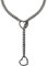 Necklace Chain, Adjustable Punk Rock Inspired Cuban Chain Stainless Steel Heart Pendant Necklace for Men and Women for Daily Wear or Party Attendance
