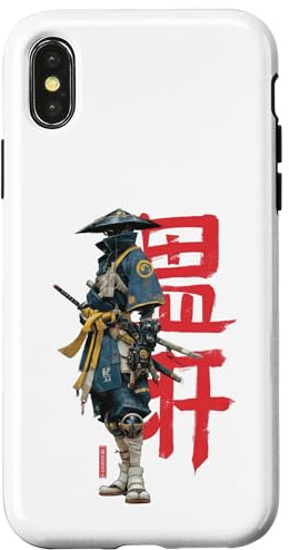Samurai Kanji Japanese Urban Case for iPhone X/XS
