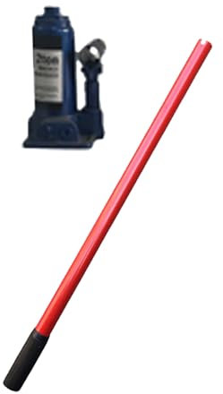 Jack Handle Vertical Hydraulic Bottle Pole Lever Use for Car red 12t-16t