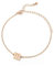 SDGBCXD, Teufel Fußkettchen Fußkettchen for Frauen Gothic Edelstahl Gold Farbe Armband Geschenk Charm Schmuck,Fußkettchen(111 rose gold color)