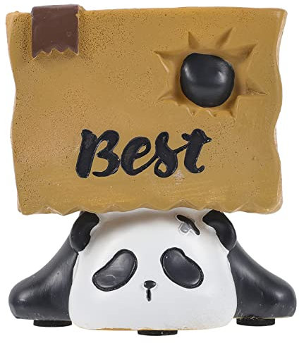 FOYTOKI Porte Crayons Panda avec Pot Succulent Organisateur de Multifonction pour Crayons et Décoration
