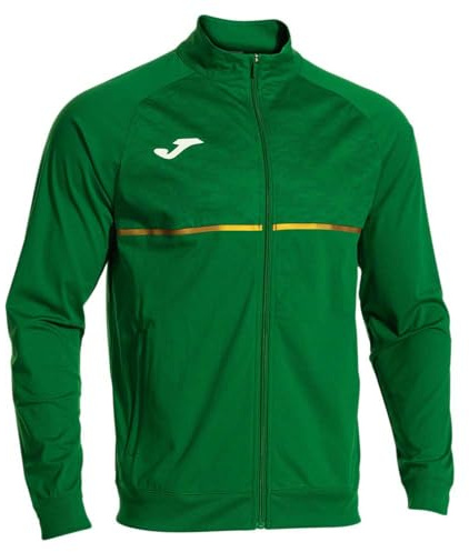 Joma Herren-Sportjacke mit langen Ärmeln, XS-3XL, atmungsaktiv, mit Seitentaschen, ideal zum Laufen und Trainieren, Record III