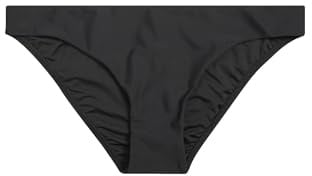 NEXT Damen Standard Bikinihose mit hohem Bein und Seitenraffung Schwarz 42