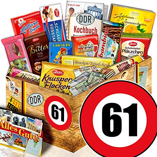Geschenkidee zum 61. / Geschenke zum 61 Geburtstag Mann/Ost Schokolade