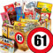 Geschenkidee zum 61. / Geschenke zum 61 Geburtstag Mann/Ost Schokolade
